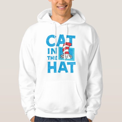 Dr Seuss  The Cat in the Hat Logo _ Vintage Hoodie