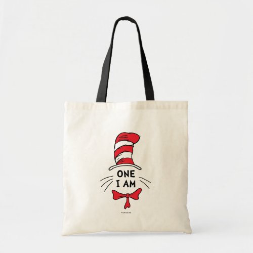 Dr Seuss  The Cat in the Hat _ One I am Tote Bag