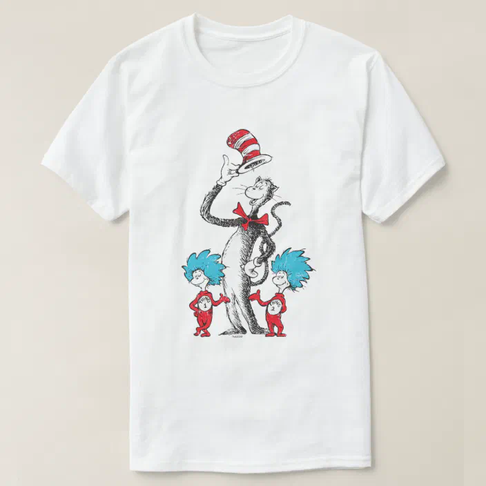 Seuss T-Shirt Trend Lab Dr 12 Months Pink Cat in The Hat