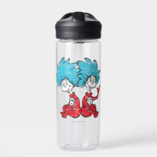 Dr. Seuss   The Cat in the Hat - Thing 1, Thing 2 Water Bottle