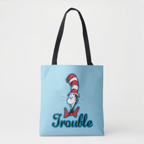 Dr Seuss  The Cat in the Hat Trouble Tote Bag