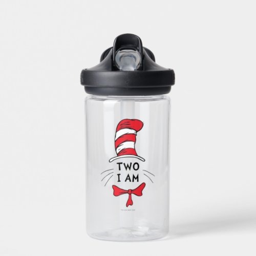 Dr Seuss  The Cat in the Hat _ Two I Am Birthday Water Bottle