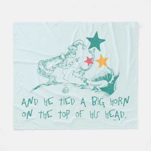 Dr Seuss  The Grinch and Max Fleece Blanket
