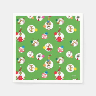 Dr Seuss The Grinch Christmas Polka Dots Napkins