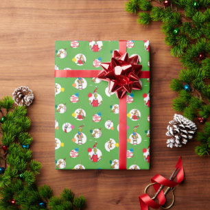 Dr Seuss The Grinch Christmas Polka Dots Wrapping Paper