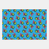 Dr. Seuss | The Grinch | Christmas Wreath Pattern Wrapping Paper Sheets (Front)