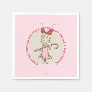 Dr Seuss   The Grinch   Cindy Lou Who Paper Napkins