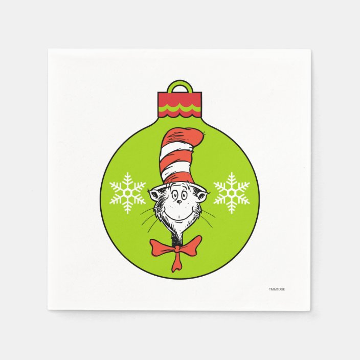 Dr Seuss The Grinch Classic The Cat In The Ha Paper Napkins