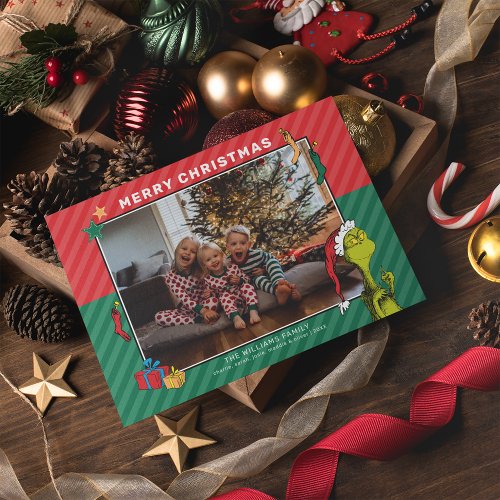Dr Seuss  The Grinch Family Photo Holiday