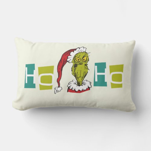 Dr Seuss  The Grinch _ Ho Ho Ho Lumbar Pillow