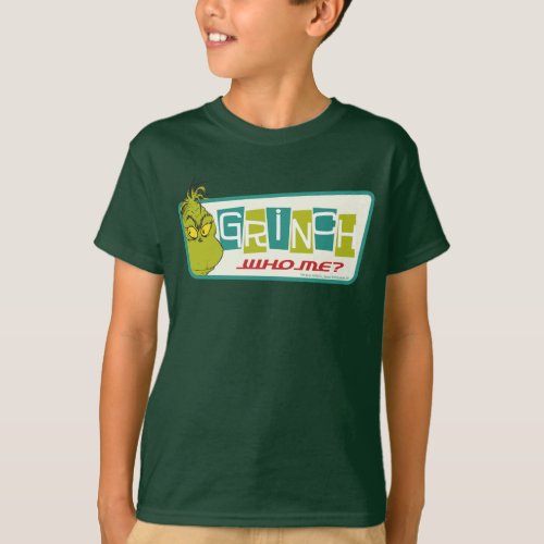 Dr Seuss  The Grinch _ Who Me T_Shirt