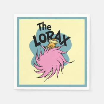 Dr. Seuss | The Lorax In A Tree Napkins by DrSeussShop at Zazzle