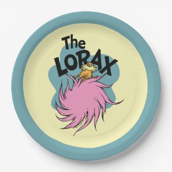 Dr. Seuss | The Lorax In A Tree Paper Plates by DrSeussShop at Zazzle