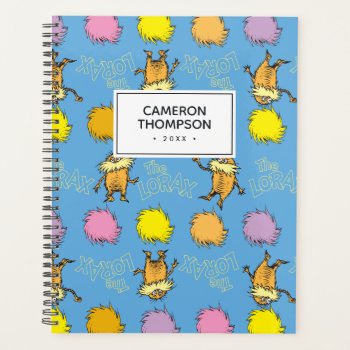 Dr. Seuss | The Lorax Pattern Planner by DrSeussShop at Zazzle