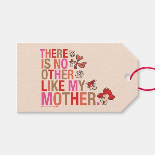Dr Seuss  There Is No Other Like My Mother Gift Tags