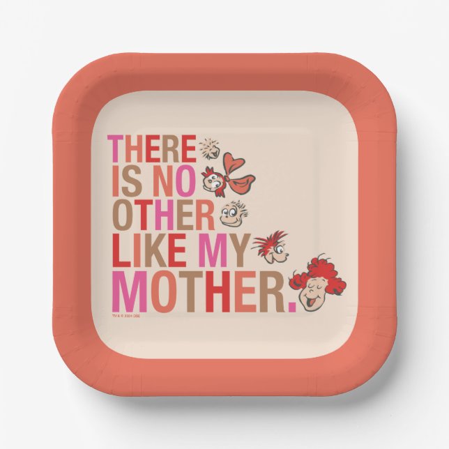 Dr. Seuss | There Is No Other Like My Mother Paper Plates (Front)