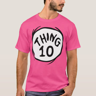 Dr. Seuss Thing 10 Emblem Color Option T-Shirt