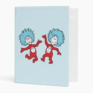 Dr. Seuss Thing 1 and Thing 2 Character Mini Binder
