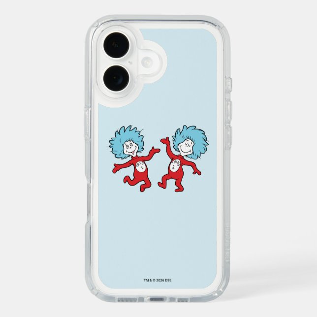 Dr. Seuss Thing 1 and Thing 2 Character Speck iPhone Case (Front)