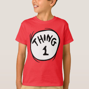 Dr. Seuss   Thing 1 Thing 2 - Thing 1 T-Shirt