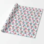 Dr. Seuss Thing 1 Thing 2 | Twins Baby Shower Wrapping Paper (Unrolled)