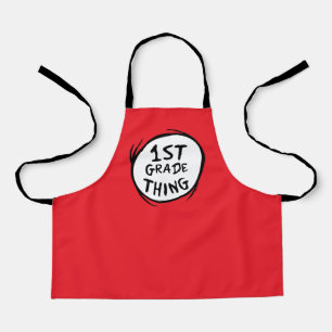 Dr. Seuss Thing One Thing Two - 1st Grade Thing Apron