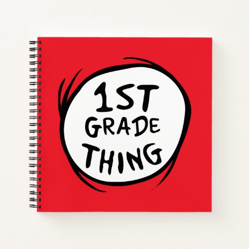 Dr Seuss  Thing One Thing Two _ 1st Grade Thing Notebook