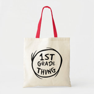 Dr. Seuss   Thing One Thing Two - 1st Grade Thing Tote Bag