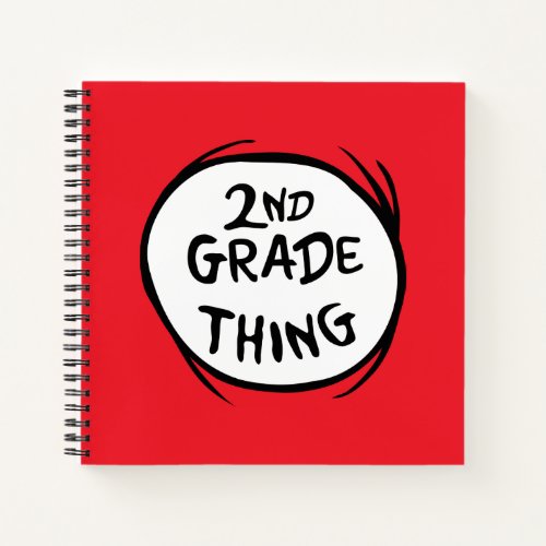 Dr Seuss  Thing One Thing Two _ 2nd Grade Thing Notebook