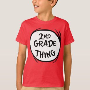 Dr. Seuss   Thing One Thing Two - 2nd Grade Thing T-Shirt