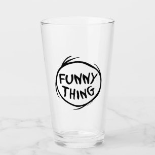 Dr. Seuss Thing One Thing Two - Funny Thing Glass