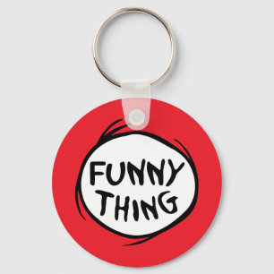 Dr. Seuss   Thing One Thing Two - Funny Thing Keychain