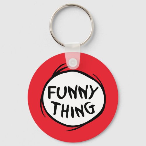 Dr Seuss  Thing One Thing Two _ Funny Thing Keychain