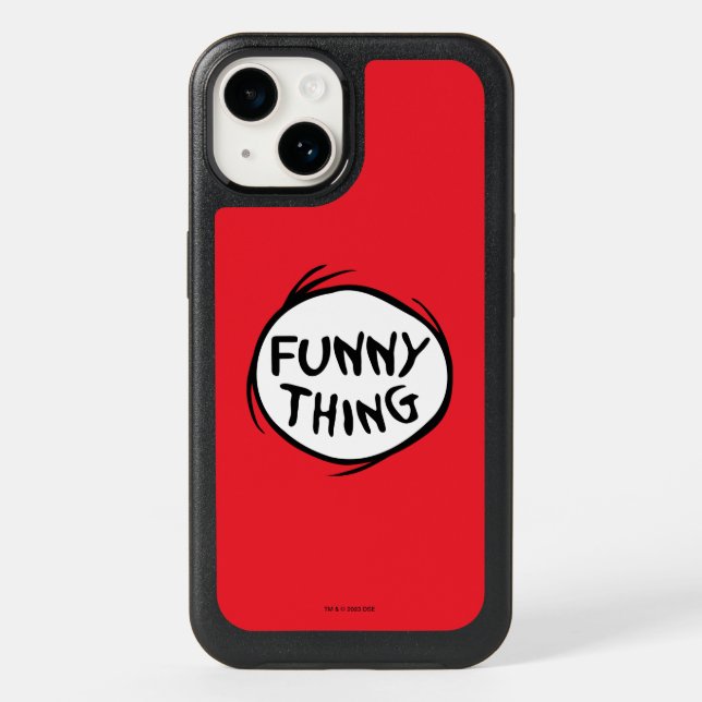 Dr. Seuss | Thing One Thing Two - Funny Thing Otterbox iPhone Case (Back)