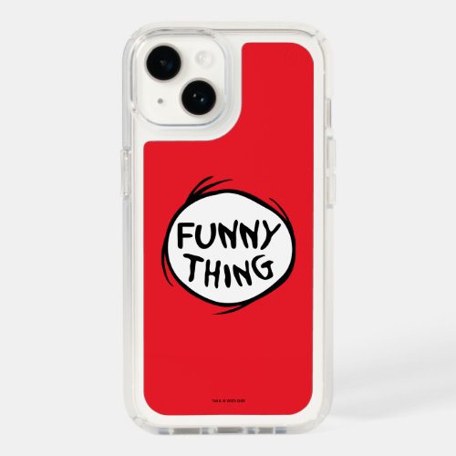 Dr Seuss  Thing One Thing Two _ Funny Thing Speck iPhone 14 Case