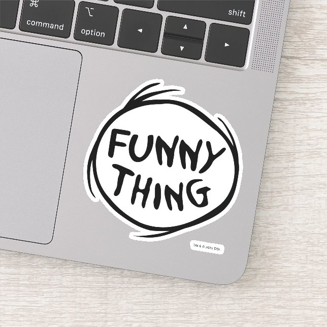 Dr. Seuss | Thing One Thing Two - Funny Thing Sticker (Detail)