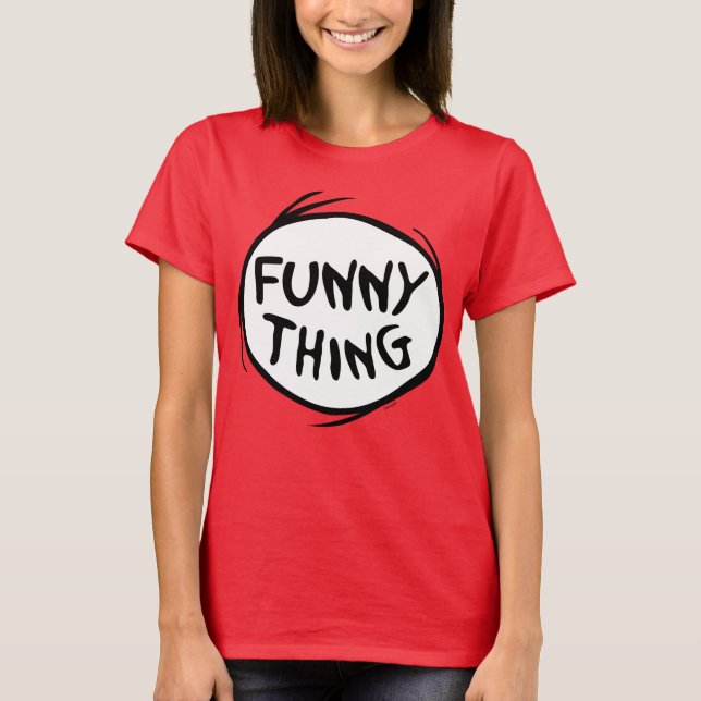 Dr. Seuss | Thing One Thing Two - Funny Thing T-Shirt (Front)