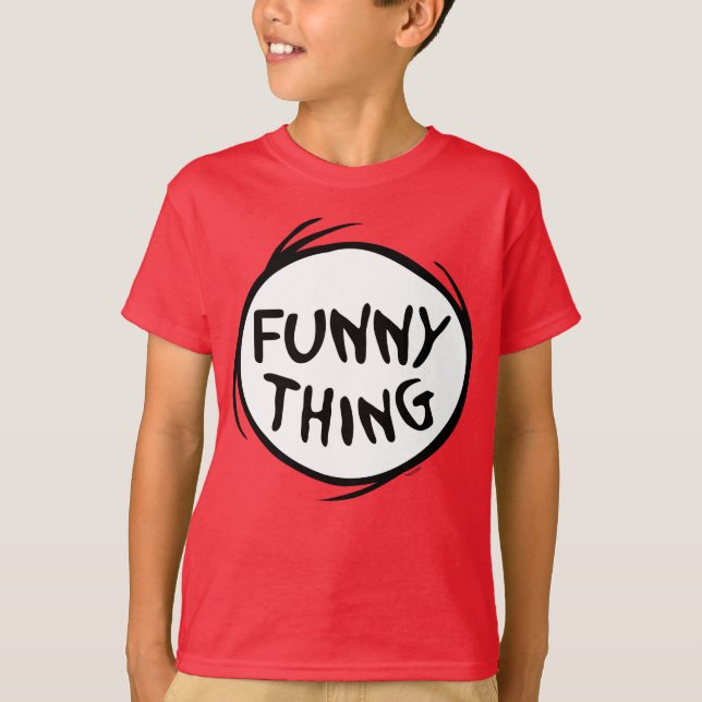 Dr. Seuss | Thing One Thing Two - Funny Thing T-Shirt (Front)