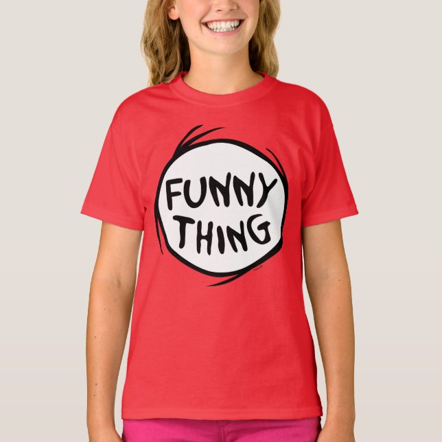 Dr. Seuss | Thing One Thing Two - Funny Thing T-Shirt (Front)