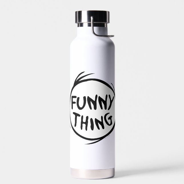 Dr. Seuss | Thing One Thing Two - Funny Thing Water Bottle (Left)