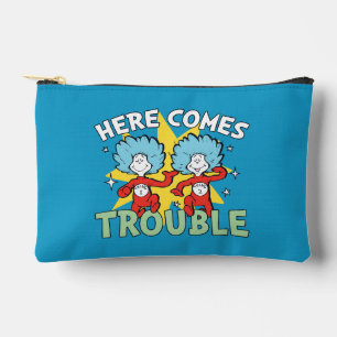 Dr. Seuss Thing One Thing Two Here Comes Trouble Accessory Pouch