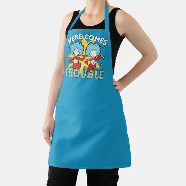 Dr. Seuss | Thing One Thing Two Here Comes Trouble Apron (Insitu)