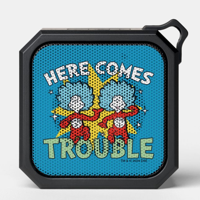 Dr. Seuss | Thing One Thing Two Here Comes Trouble Bluetooth Speaker (Front)