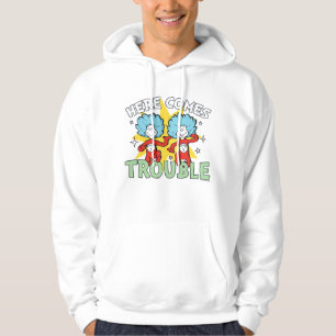 Dr. Seuss Thing One Thing Two Here Comes Trouble Hoodie