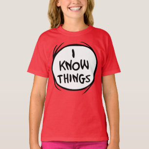 Dr. Seuss   Thing One Thing Two - I Know Things T-Shirt