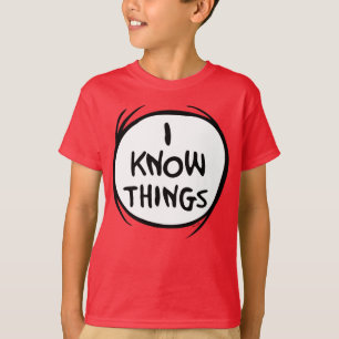 Dr. Seuss Thing One Thing Two - I Know Things T-Shirt
