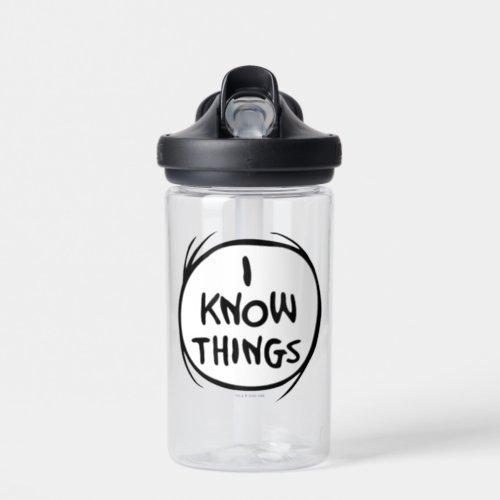 Dr Seuss  Thing One Thing Two _ I Know Things Water Bottle