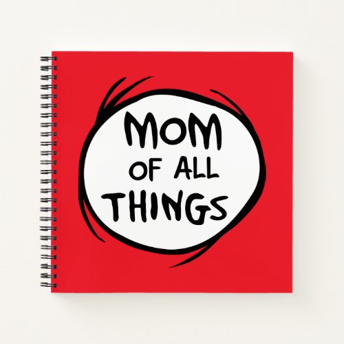 Dr Seuss Thing One Thing Two _ Mom of all Things Notebook