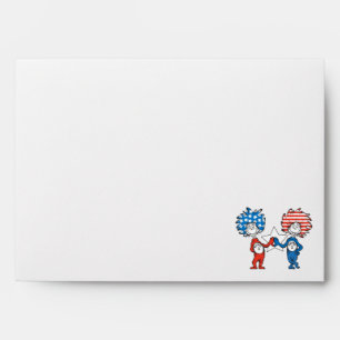 Dr. Seuss Thing One Thing Two Patriotic Graphic Envelope