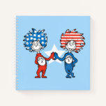 Dr. Seuss | Thing One Thing Two Patriotic Graphic Notebook